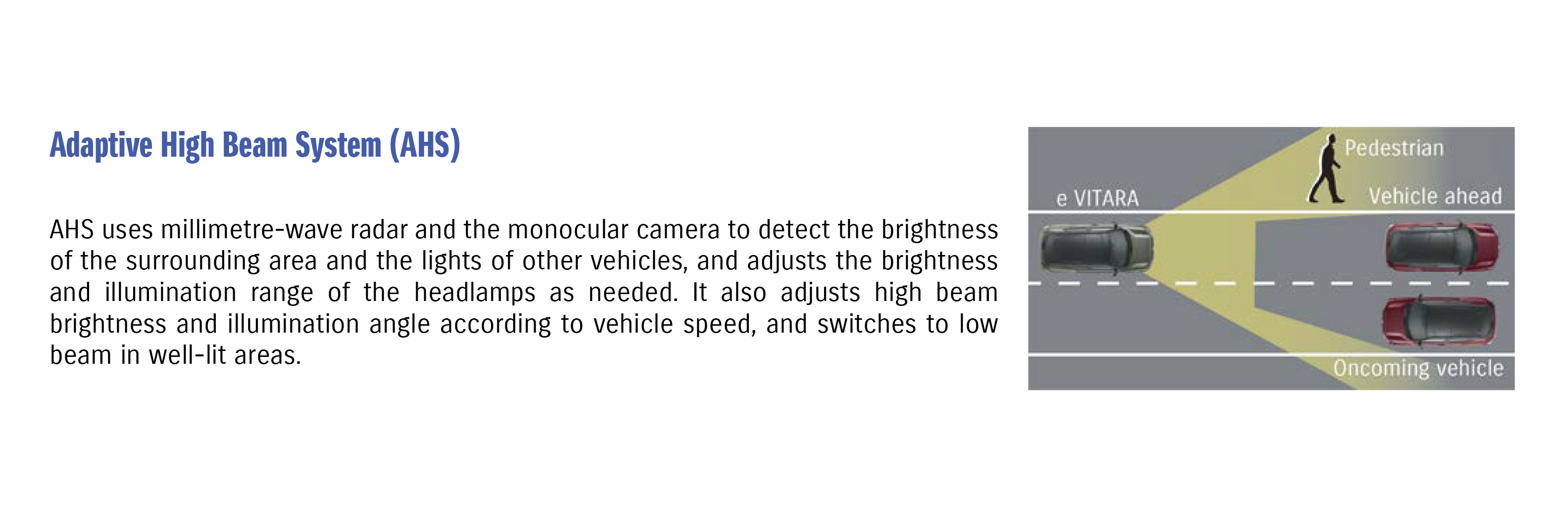 Adaptive High Beam System (AHS)